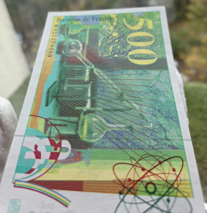 Franta 500 franci 1994, Marie Curie, UNC- [3]