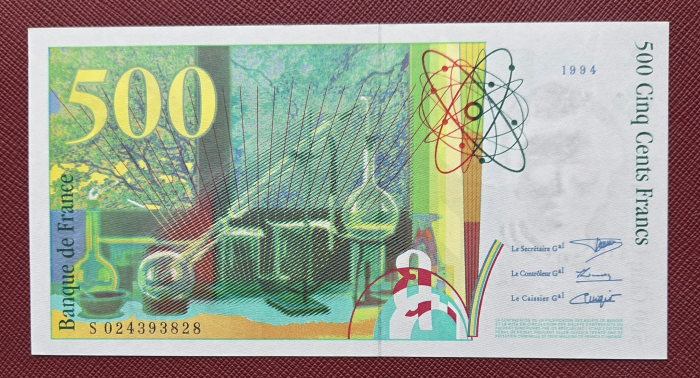 Franta 500 franci 1994, Marie Curie, UNC- [2]