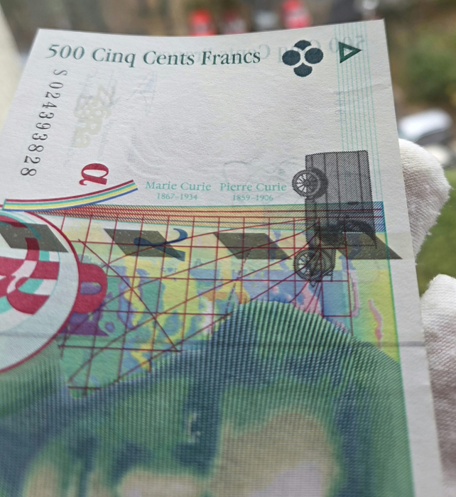 Franta 500 franci 1994, Marie Curie, UNC- [4]