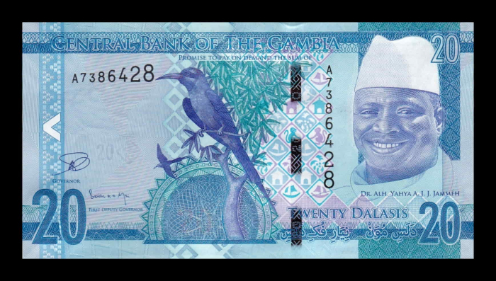 Gambia 20 Dalasis 2015, necirculata [1]