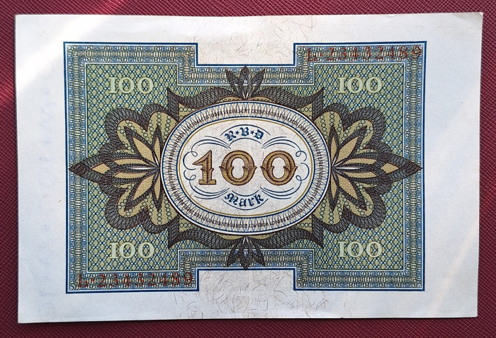 Germania 100 mark 1920, UNC- [2]