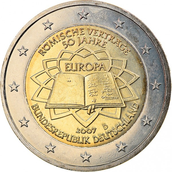 Germania 2 euro 2007, A 50-a aniversare a Tratatului de la Roma, UNC [1]