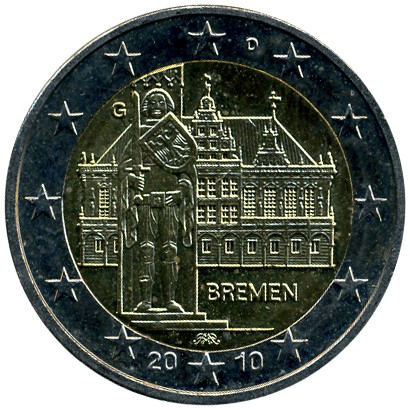 Germania 2 euro 2010, Bremen, UNC [1]