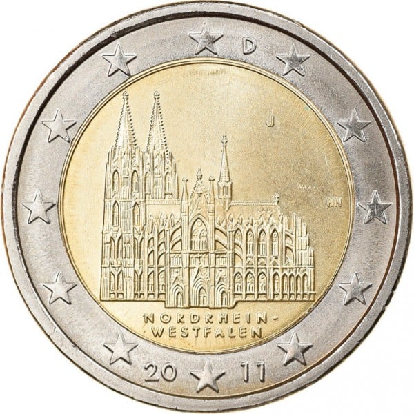 Germania 2 euro 2011, Catedrala din Köln, Renania de Nord Westfalia [1]