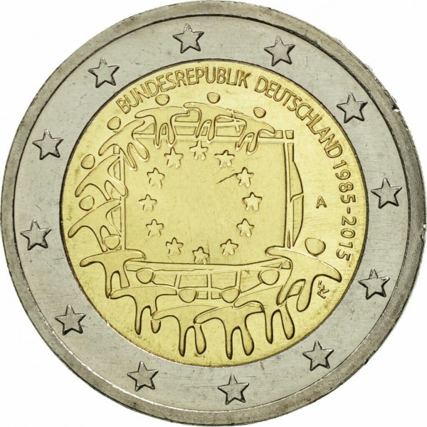 Germania 2 euro 2015, a 30-a aniversare a drapelului Europei, UNC [1]