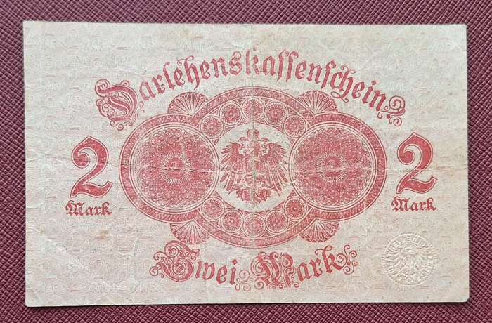 Germania 2 marci 1914, serie rosie, circulata [2]
