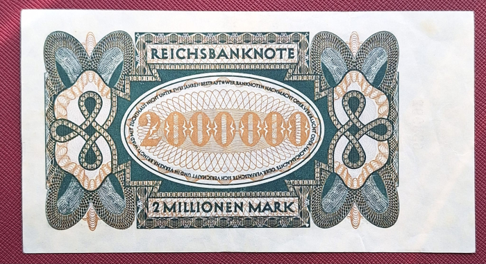 Germania 2000000 mark 1923, aproape necirculata [2]
