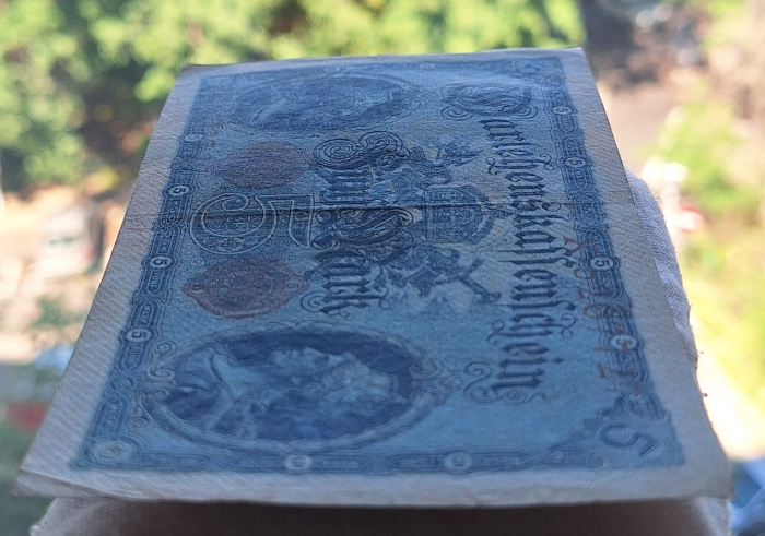 Germania 5 mark 1914, circulata, stare buna [3]