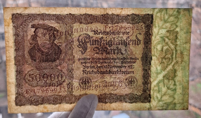 Germania 50000 marci 1922, circulata [3]