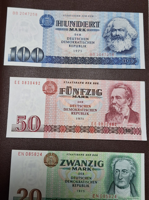 Germania, set 5,10,20,50,100 marci 1971-1975, necirculate [2]