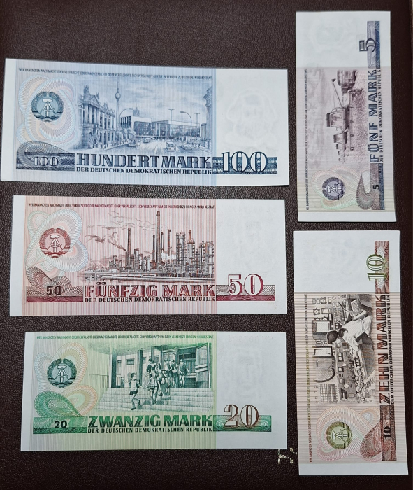 Germania, set 5,10,20,50,100 marci 1971-1975, necirculate [4]