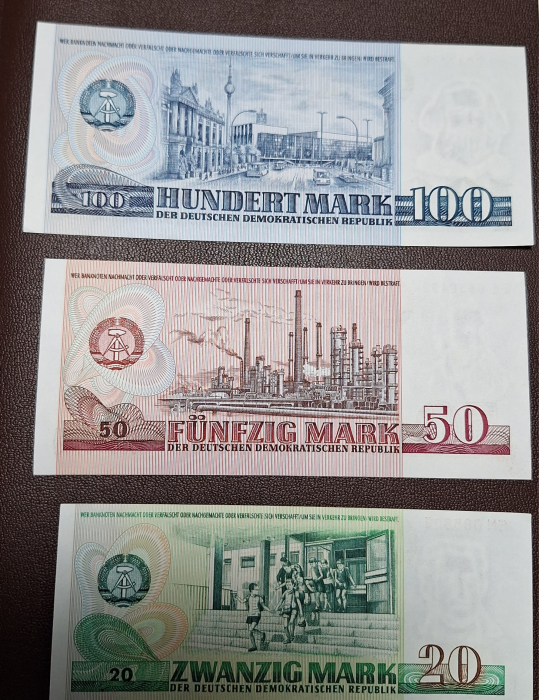 Germania, set 5,10,20,50,100 marci 1971-1975, necirculate [5]