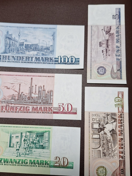 Germania, set 5,10,20,50,100 marci 1971-1975, necirculate [6]