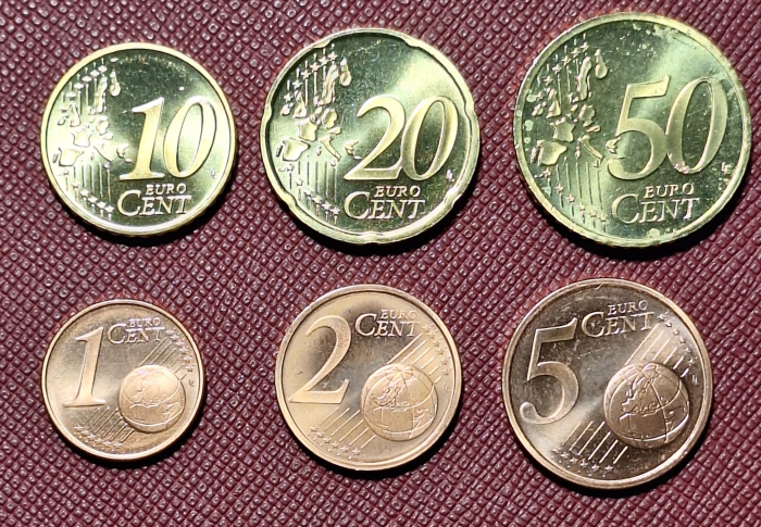 Germania, set 6 monede 2002: 1,2,5,10,20,50 centi, UNC [2]