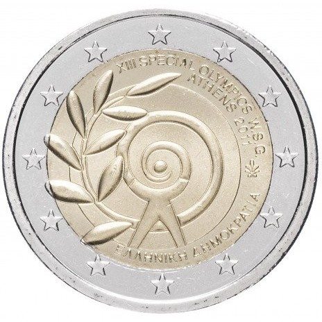 Grecia 2 euro 2011, Jocurile Paralimpice - Atena, UNC [1]