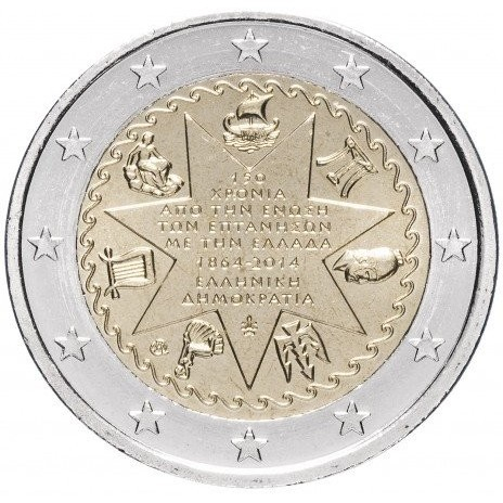 Grecia 2 euro 2014 Insulele Ionice, UNC [1]