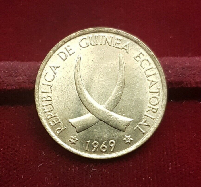 Guinea Ecuatoriala 1 Peseta 1969, UNC [2]