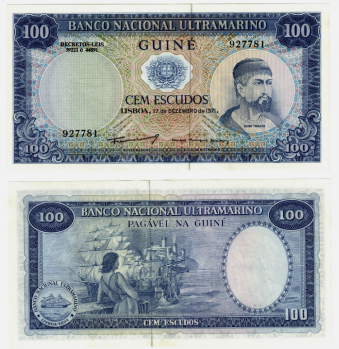 Guineea Portugheza - Guineea Bissau, 100 Escudos 1971 UNC [1]