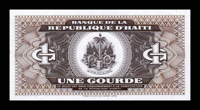 Haiti 1 Gourde 1992, necirculata [2]