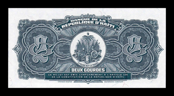 Haiti 2 Gourdes 1990, necirculata [2]