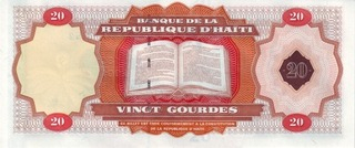 Haiti, 20 Gourdes 2001 (200 de ani de la prima Constitutie), necirculata [2]