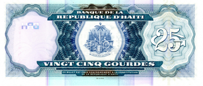 HAITI 25 gourdes 2009, necirculata [2]