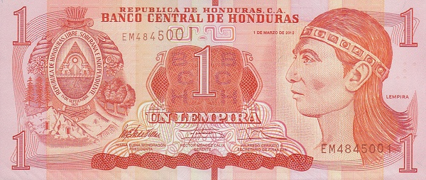 Honduras, 1 Lempira 2019-2022, necirculata [1]