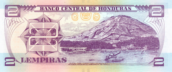 Honduras 2 Lempiras 2004-2022, necirculata [2]