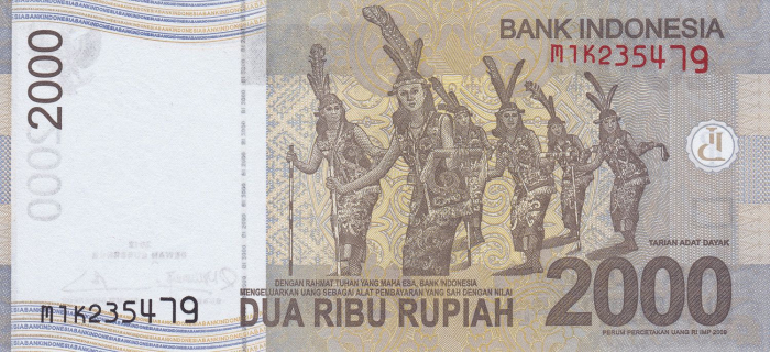 Indonezia 2000 Rupii 2013, necirculata [1]