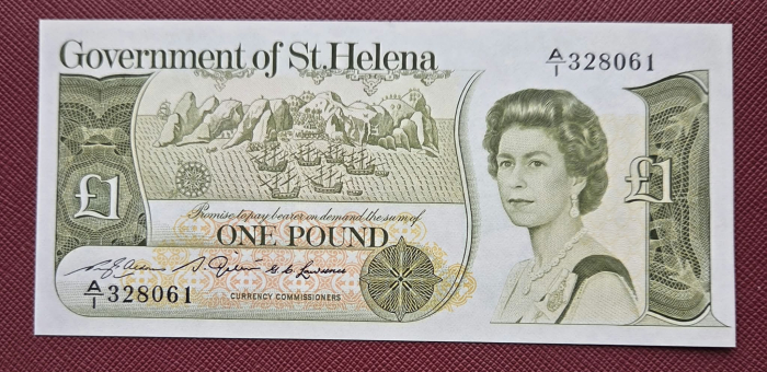 Insula Sf. Elena 1 pound 1981, Regina Elisabeta II, UNC [2]