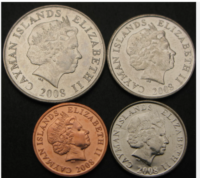 Insulele Cayman set 4 monede -2008 Fauna; vapor, UNC [2]