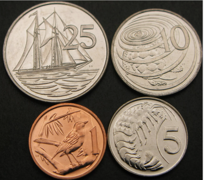 Insulele Cayman set 4 monede -2008 Fauna; vapor, UNC [1]