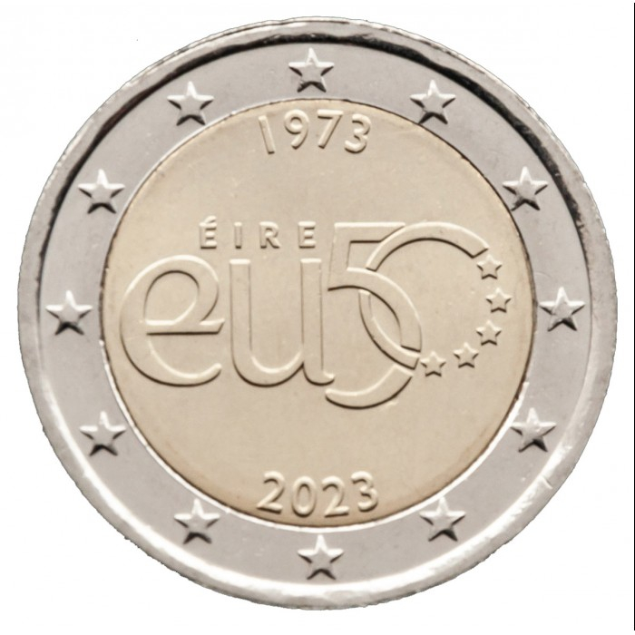 Irlanda 2 euro 2023, 50 de ani de apartenență la UE, UNC [1]