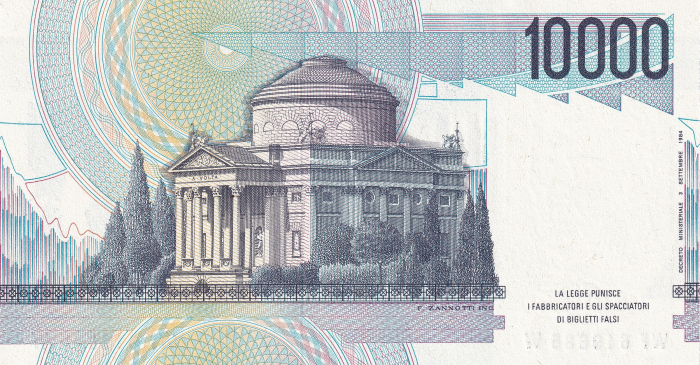 Italia 10000 Lire 1984, Volta, UNC [2]