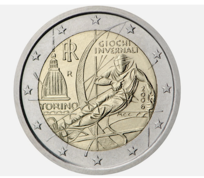 Italia 2 euro 2006 Jocurile Olimpice de iarnă din Torino, UNC [1]