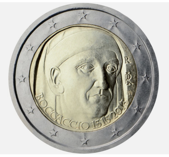 Italia 2 euro 2013 Giovanni Boccaccio, UNC [1]