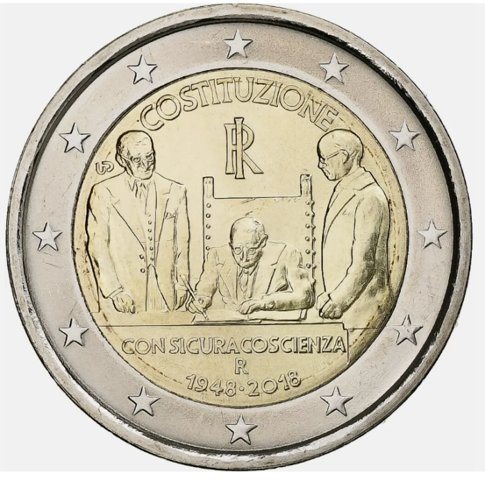 Italia 2 euro 2018 Constitutia, UNC [1]