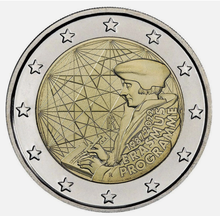 Italia 2 euro 2022 Erasmus, UNC [1]