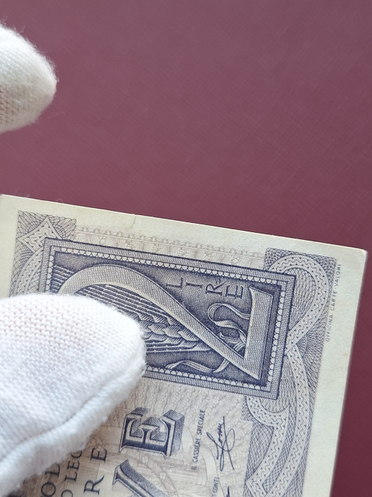Italia 2 lire 1939, circulata, stare foarte buna [3]