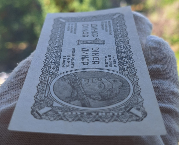Iugoslavia 1 Dinar 1944, UNC [5]