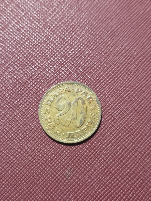 Iugoslavia 20 dinari 1965 [2]
