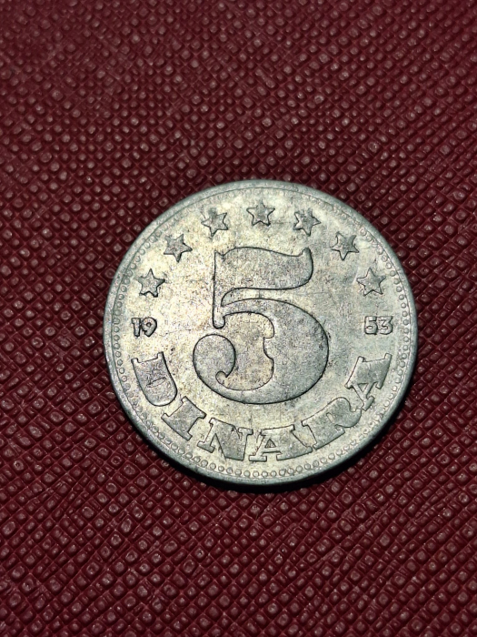Iugoslavia, 5 dinari 1953 [2]