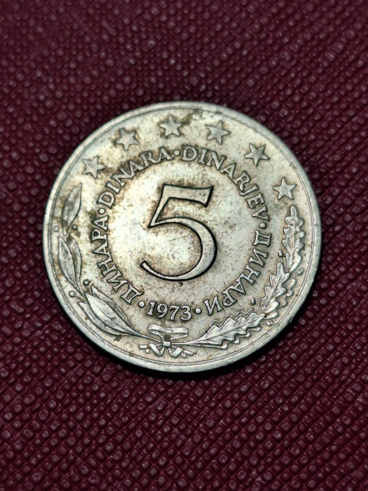 Iugoslavia, 5 dinari 1973 [1]