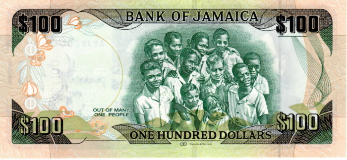 Jamaica 100 Dolari 2012, necirculata [2]