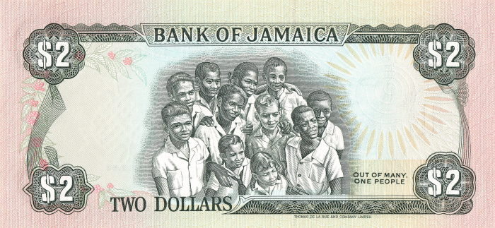 Jamaica 2 dolari 1993, Paul Bogle, erou national, necirculata [2]