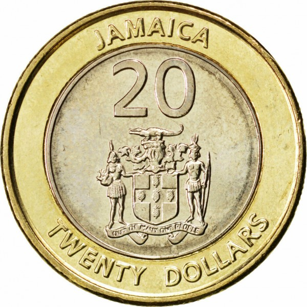 Jamaica 20 dolari 2001-2015 Marcus Garvey UNC [2]
