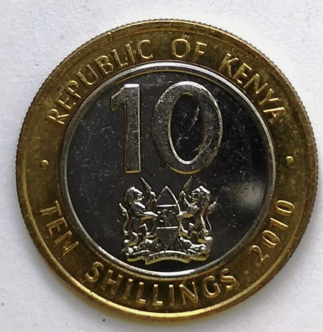 Kenya 10 shillings 2010 primul presedinte al Kenyei - Jomo Kenyatta [2]