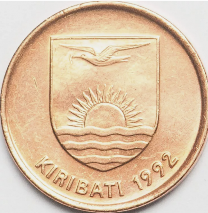 Kiribati 1 cent 1992 pasare UNC [2]