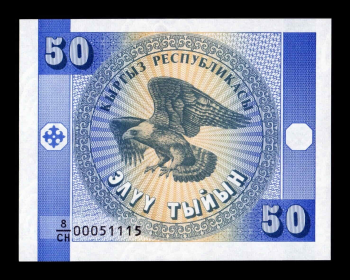 Kyrgyzstan 50 Tyin 1993, necirculata [1]