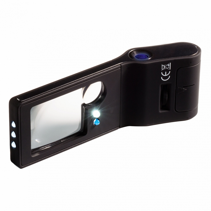 Lupa marire 6 in 1, cu lumina UV, pentru monede, bancnote, timbre [2]
